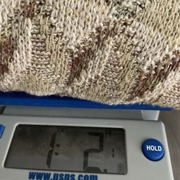 VTG 90s TSA Abstract Geometric CrewNeck Sweater Men Size Large(Runs 2XL) Gray - Picture 9 of 9